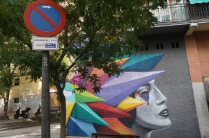 Street art in Lavapies.